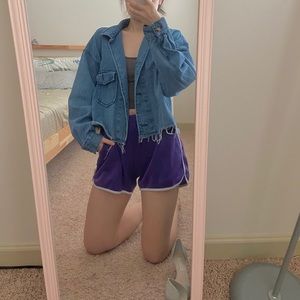 Oversized denim jacket
